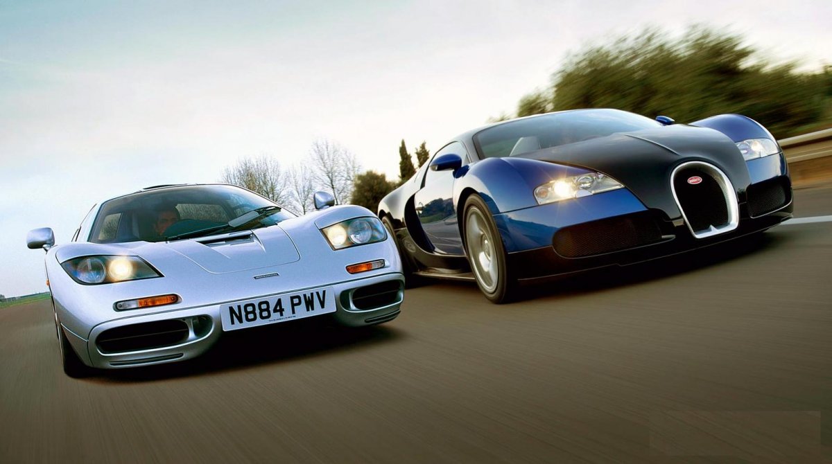 Legendary McLaren F1 vs. Monstrous Bugatti Veyron