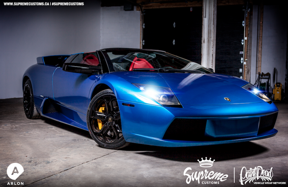 Supreme Custom's Lamborghini Murcielago Roadster is a Blue Beast