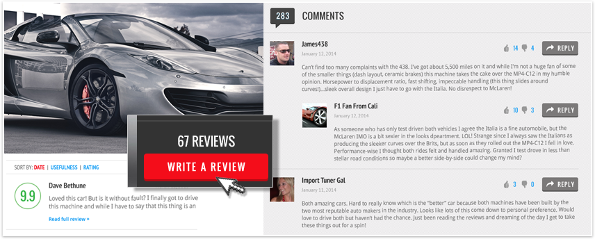 CarVerse users can engage with each other