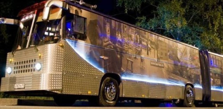 Russian Bus Gets Converted Into Rolling Strip Club