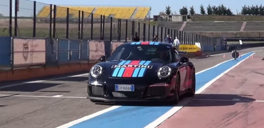 Porsche GT3 Gets Spanked Around Track