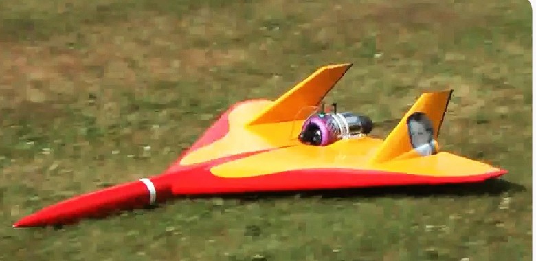 rc race plane