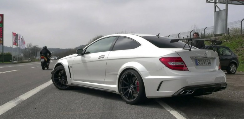 Mercedes c63 amg black series nurburgring