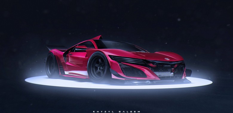 NSX Rendered for GTE Le Mans