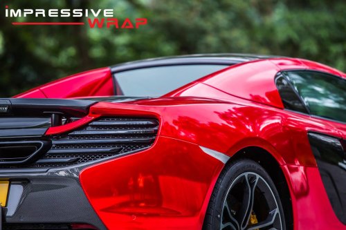 Red Mclaren 650s Gains A Bit Of Glimmer With Some Chrome