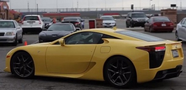 A Behind the Wheel View of the Lexus LFA on Track
