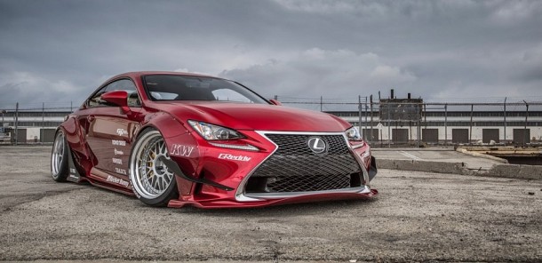 SEMA Bound Widebody Lexus RC 350 and RC F
