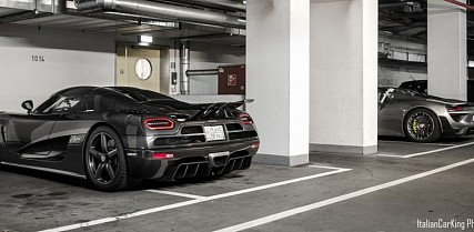 Dynamic Duo: Koenigsegg Agera R and Porsche 918 Spyder Spotted in Germany