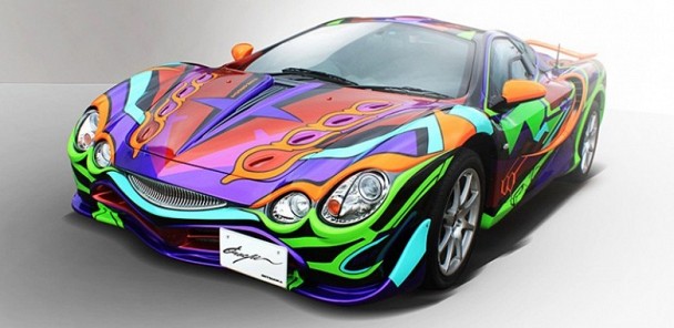 Mitsuoka Orochi Gets Evangelion Inspired Paintjob