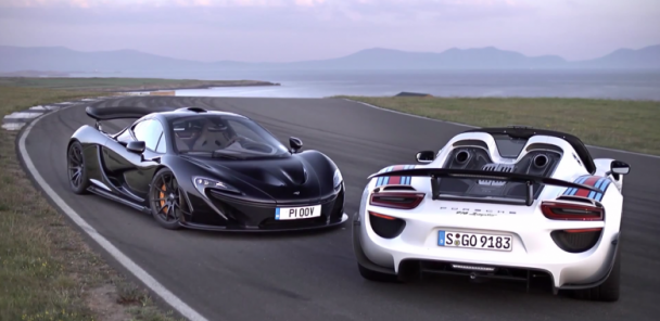 McLaren P1 v Porsche 918 Spyder: Which is fastest?
