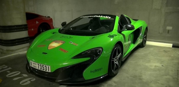 Dubai Desert Run with a McLaren 650S Spider