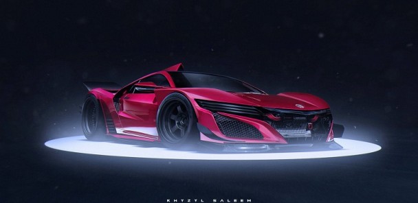 NSX Rendered for GTE Le Mans