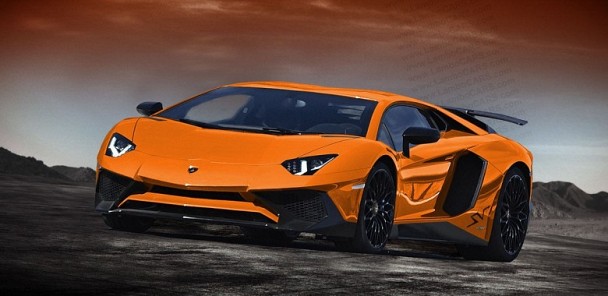 Lamborghini Aventador SV Rendered In Every Color