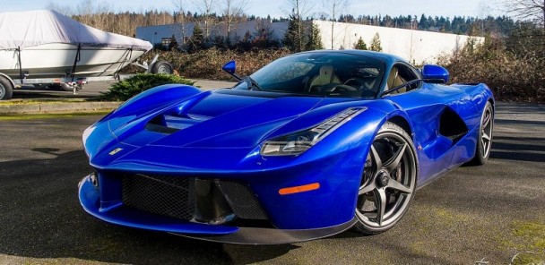 Electric Blue Ferrari LaFerrari Photographed In Washington
