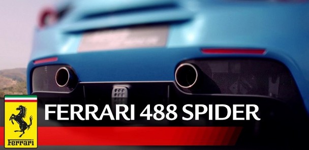 Ferrari 488 Spider - Focus on powertrain