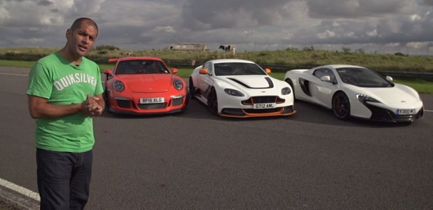 Chris Harris on Cars - Aston GT12 v 991 GT3RS v McLaren 650S