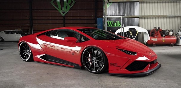 First Liberty Walk Lamborghini Huracan w/ Fi Exhaust