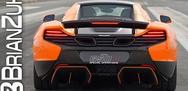 McLaren 650S with Akrapovic Exhaust Accelerations